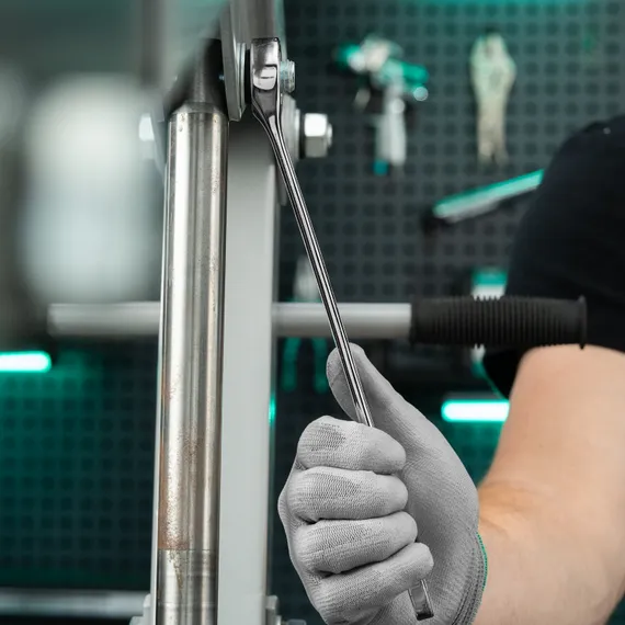 Ключ комбинированный, 24 мм, CrV, антислип Stels