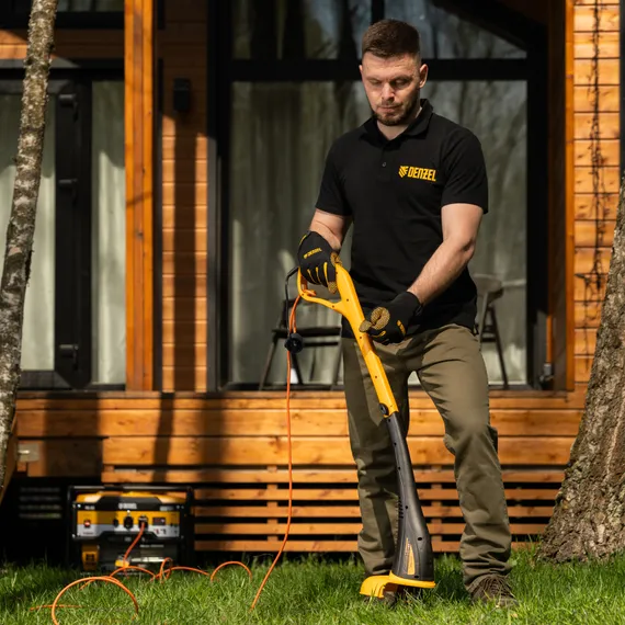 Удлинитель-шнур силовой Garden Series, ПВС, 20м, 1 розетка 3 x 1,5 мм, Denzel