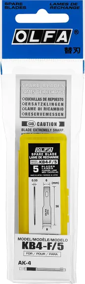 OLFA 6 мм, для ножа, лопаточные лезвия (OL-KB4-F/5)