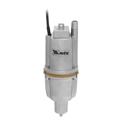 Вибрационный насос VP-300B-10, нижний забор, 300 Вт, напор 75 м, 1200 л/ч, кабель 10 м MTX