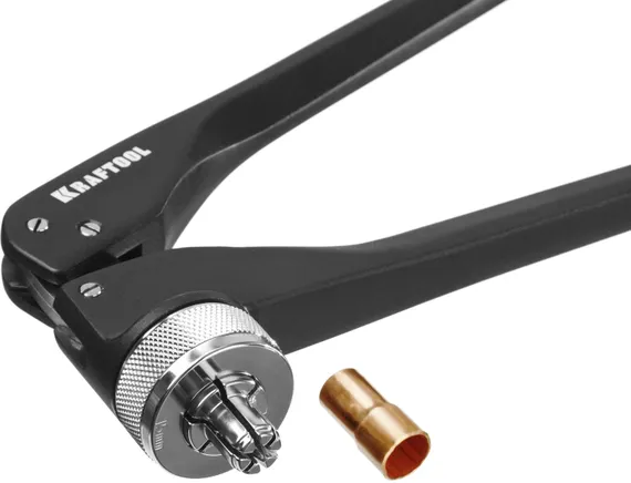 KRAFTOOL Pro Cut, 10 - 28 мм, 1/4 - 7/8″, расширитель-калибратор для труб (23650-H12)