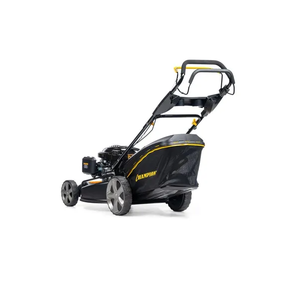 Газонокосилка CHAMPION LM5644 (PRO 4,4кВт привод 555мм 65л 25-75мм 1рычаг/6, 41кг 4в1)