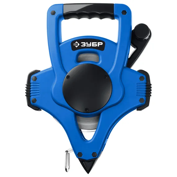 ЗУБР 50 м, геодезическая стальная мерная лента, Профессионал (34170-50)