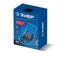 ЗУБР 10 шт набор борфрез твердосплавных, хв-к 6 мм, ПРОФЕССИОНАЛ (28815-H10)