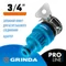 GRINDA TСI-34, диаметр 3/4″, с хомутом, с внутренней резьбой, адаптер, PROLine (8-426321)