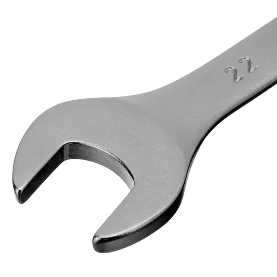 Ключ комбинированный, 22 мм, CrV, матовый хром Stels