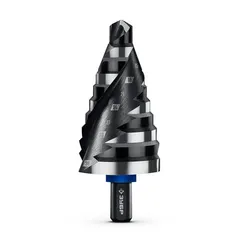 ЗУБР BLACK FORCE 9-36мм, 10 ступеней, винтовая проточка, сверло ступенчатое, ПРОФЕССИОНАЛ (29671-9-36-10)