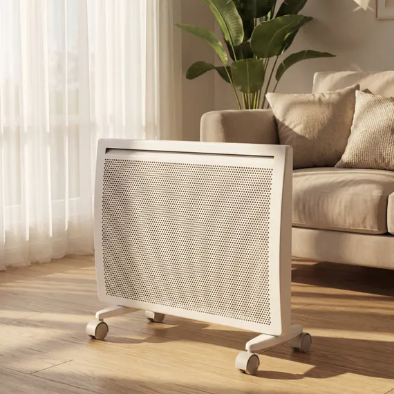 Конвектор гибридный электрический HybridX-1500, ИК нагреватель, цифровой термостат Denzel