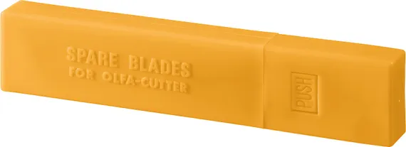 OLFA 18 мм, 10 шт, в пластиковом кейсе, 15 сегментов, сегментированные лезвия (OL-LBD-10)