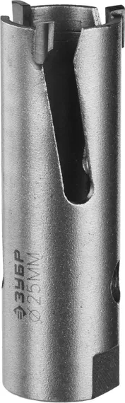 ЗУБР Проуниверсал, 25 мм, коронка с твердосплавными резцами, Профессионал (29514-25)