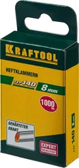 KRAFTOOL скобы тип 140 (G/11/57), 8 мм, калибр 20GA. 1000 шт (31680-08)