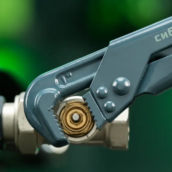 Ключ трубный рычажный КТР-1, 1", кованый, тип "L" Сибртех