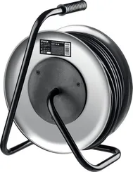 STAYER PRO-315, КГ, 3 x 1.5 мм2, 50 м, 3700 Вт, IP44, силовой удлинитель на стальной катушке (55077-50)