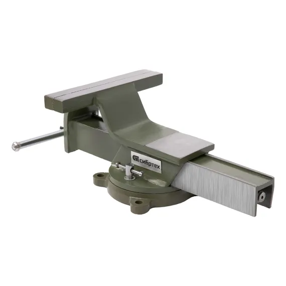 Тиски слесарные, 200 мм, стальные, поворотные Сибртех