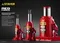 STAYER RED FORCE, 50 т, 300 - 480 мм, бутылочный гидравлический домкрат, Professional (43160-50)