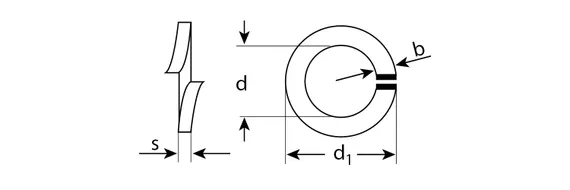 ЗУБР DIN 127, 12 мм, цинк, 5 кг, пружинная шайба (303850-12)