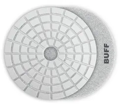 ЗУБР 125 мм, BUFF, мокрое шлифование, алмазный гибкий шлифовальный круг АГШК, Профессионал (29867-10000)