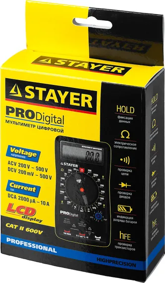STAYER PRODigital Цифровой мультиметр (45310)