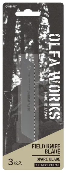 OLFA WORKS сменное лезвие для WORKS FK1 FIELD KNIFE OW-FK1, 3 шт (OWB-FK1)