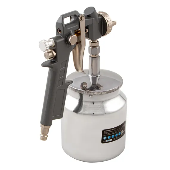 Набор пневмоинструмента, 5 предметов, быстросъемное соединение, краскораспылитель с нижним бачком Matrix