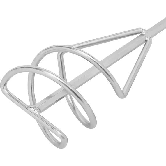 Миксер из оцинкованной стали, D 80 мм, L 450 мм, для песчано-гравийных смесей Сибртех