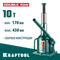 KRAFTOOL DOUBLE RAM, 10 т, 170 - 430 мм, с увеличенным подъемом, двухштоковый бутылочный домкрат (43463-10)