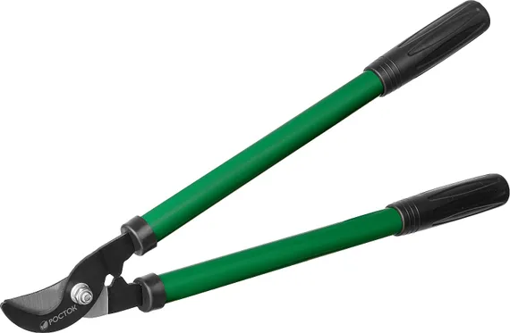 РОСТОК 500 мм, закаленные лезвия, стальные рукоятки, средний плоскостной сучкорез (424117)