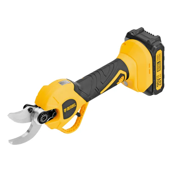 Секатор аккумуляторный, бесщет., CP-30BL, Li-Ion, 20 В, лезвия SK5 // Denzel