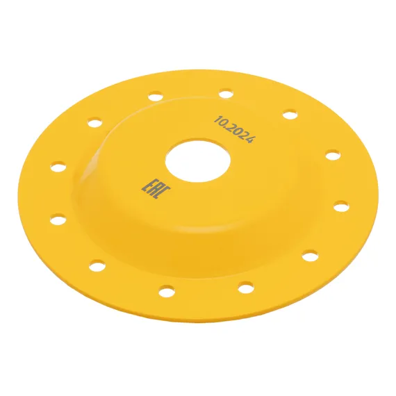 Чашка твёрдосплавная зачистная,125 мм, Плоская, крупное зерно #8// Denzel