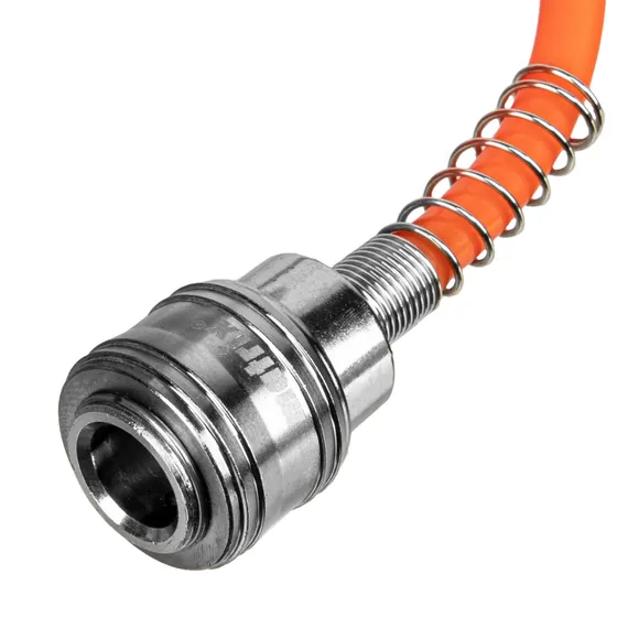 Набор пневмоинструмента, 5 предметов, быстросъемное соединение, краскораспылитель с нижним бачком Matrix