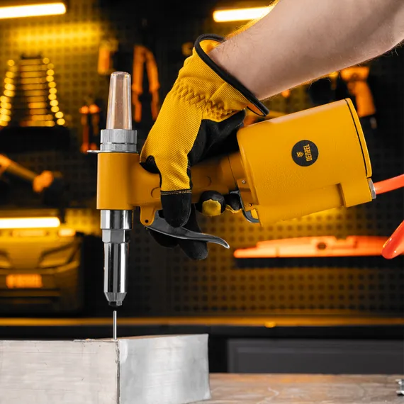 Пневматический заклепочник PR4, 2,4-4,8 мм Denzel