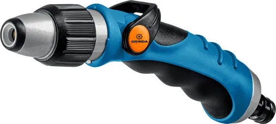 GRINDA XM-R, плавная регулировка напора, металлический с TPR, поливочный пистолет, PROLine (429151)