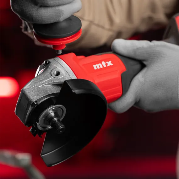 Машина шлифовальная угловая аккумуляторная бесщет. AGB-BL-20-125, Li-Ion, 20 В// MTX