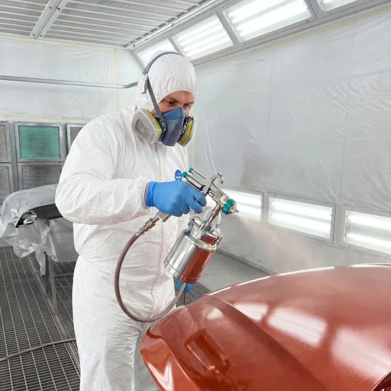 Краскораспылитель AS 702 НP профессиональный, всасывающего типа, сопло 1.8 мм и 2 мм Stels