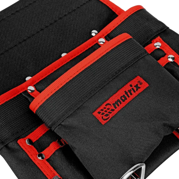 Подсумок поясной, 8 карманов, держатель для молотка, для клещей Matrix