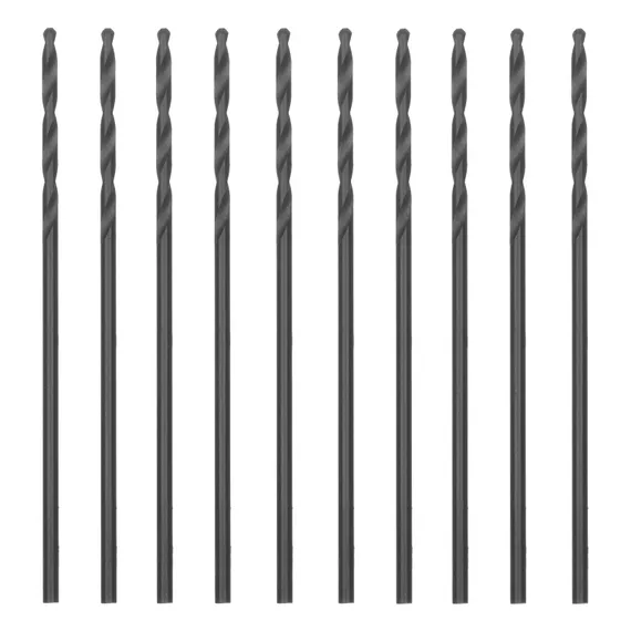 Сверло по металлу, 1 мм, полированное, HSS, 10 шт цилиндрический хвостовик Matrix