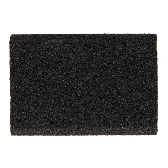 Губка для шлифования, 100 х 70 х 25 мм, овал, Средняя жесткость, P 60 Сибртех