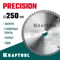 KRAFTOOL Precision, 250 х 30 мм, 60Т, пильный диск по дереву (36952-250-30)