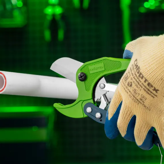 Ножницы для резки изделий из пластика, порошковое покрытие, D до 42 мм Сибртех