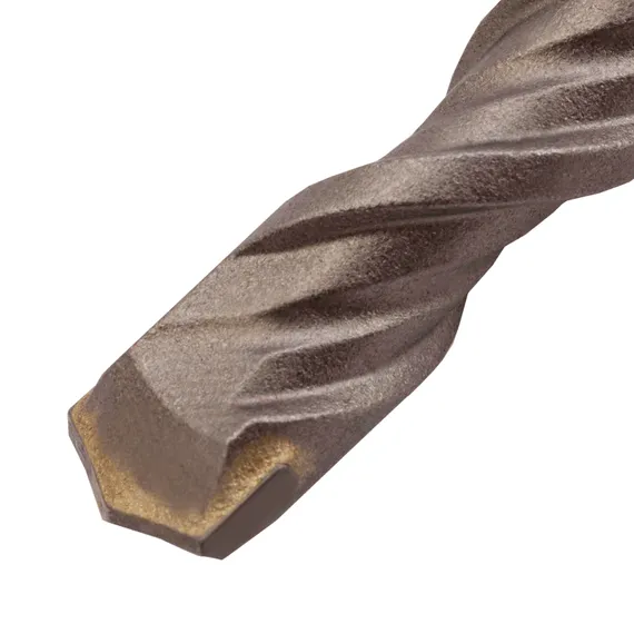 Бур по бетону, двойная спираль, три пылеотводящие кромки, 10 x 600 мм DENZEL