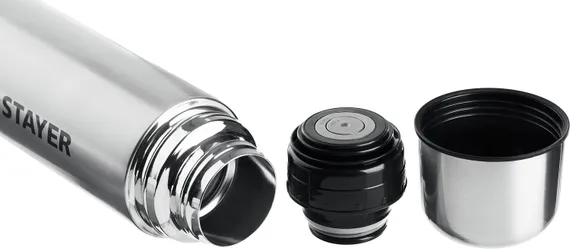 STAYER 1000 мл, для напитков, термос (48100-1000)