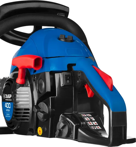 Бензопила цепная бензиновая, ЗУБР 40 см3, 40 см, Профессионал (ПБЦ-400 40П)