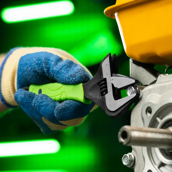 Ключ разводной, 200 мм, тонкие губки, фосфатированый Сибртех