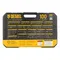 Набор инструментов, 1/2", 1/4", CrV, S2, пластиковый кейс, 100 предметов Denzel
