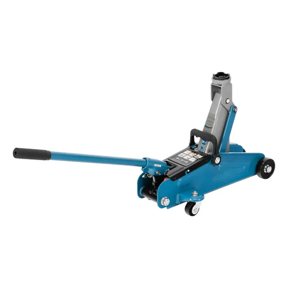 Домкрат гидравлический подкатной, 2 т, h подъема 140-340 мм, в кейсе Stels