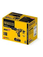 Ударная дрель-шуруповерт, STEHER 20 В, 40 Н·м, 1 АКБ LMS (2 А·ч), (CDS-40-21)