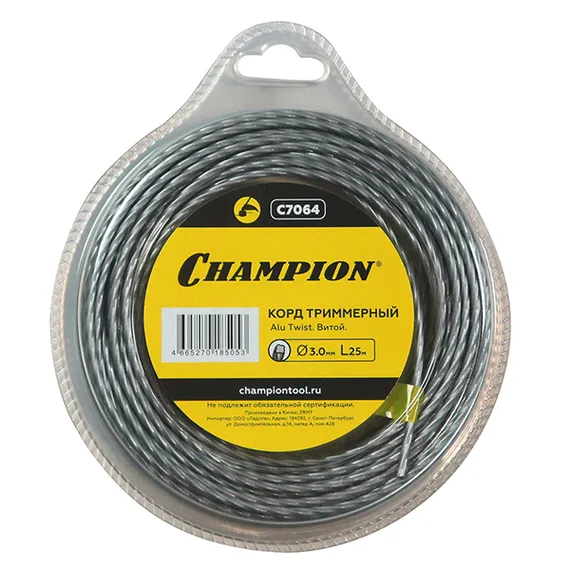 Корд триммерный Alu Twist 3.0мм*25м, C7064