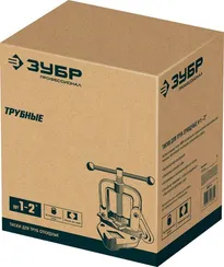 ЗУБР 2″, трубные откидные тиски, Профессионал (32611-1)