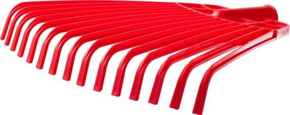 GRINDA GQ-15, 15 плоских зубцов размеры 350 х 40 х 310 мм, без черенка, первичный полиэтилен, веерные грабли (421879)