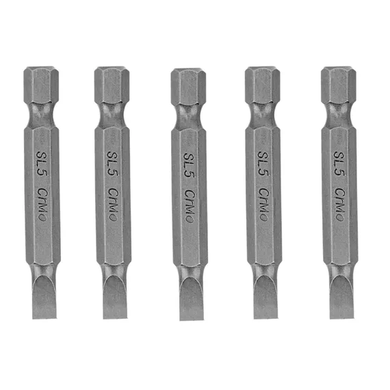 Бита SL5 x 50, сталь CrMo, 5 шт. Сибртех